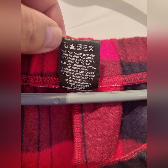 SOVA by TexFit Women's XL Style D-008 Red and Black Sleepwear Pajama Pants - Picture 6 of 8